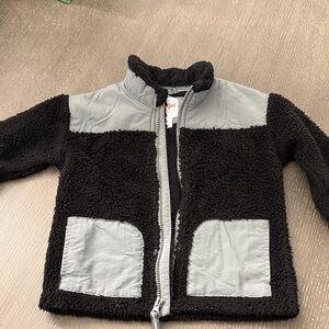 Cat & Jack Black and Gray Kids Puffer Jacket
